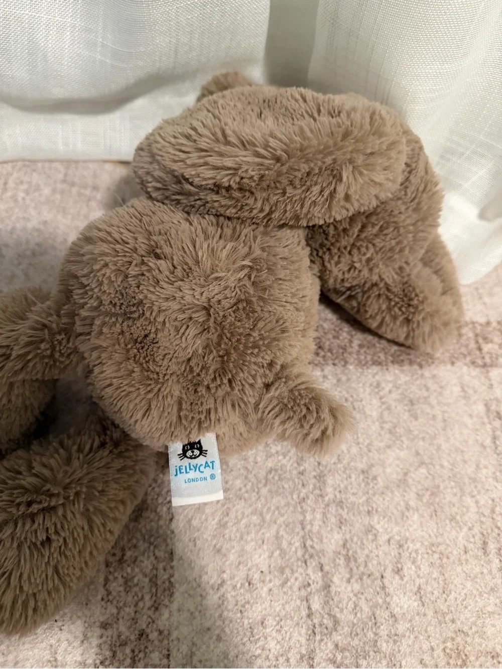 Jellycat Brown Plush Elephant Soft Toy Accent